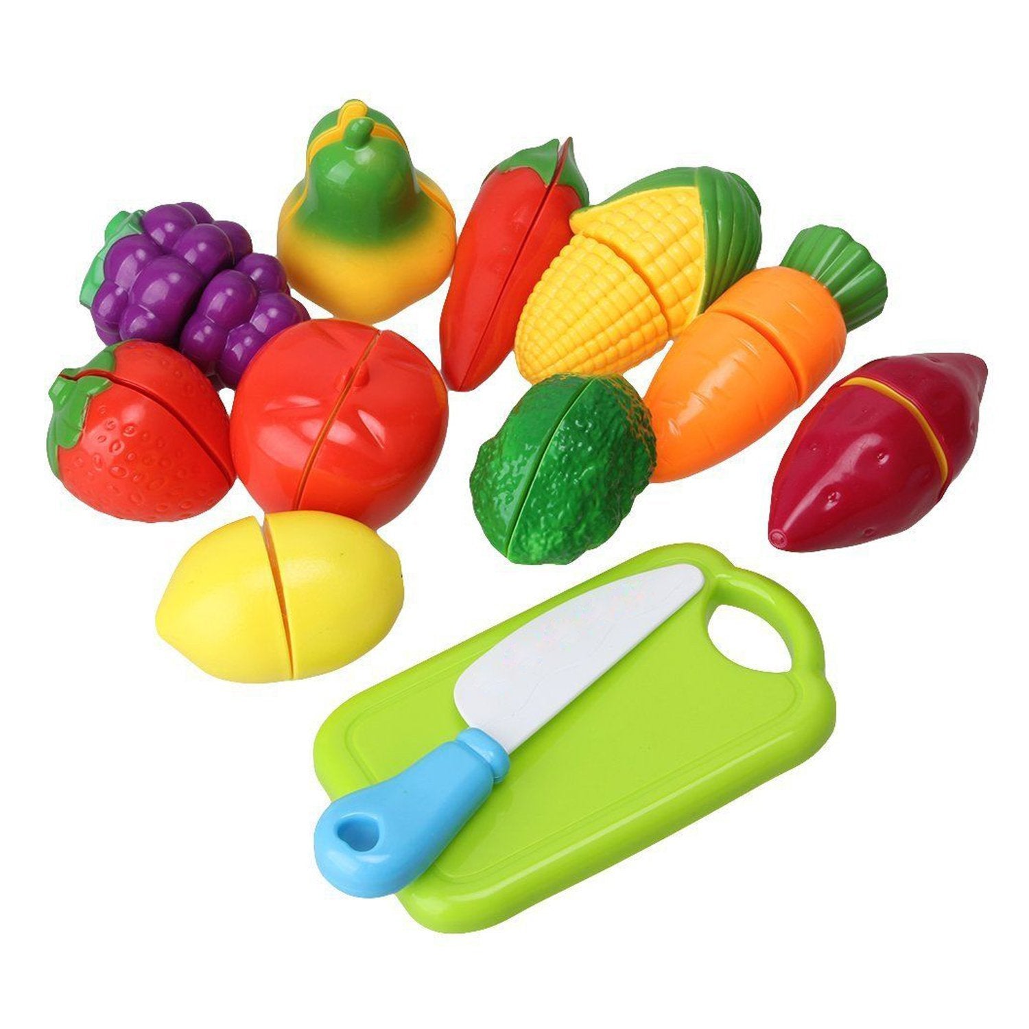 8037 Plastic Fruits N Veggies Exclusive Collection of Realistic Sliceable Fruits 8037 Plastic Fruits N Veggies Exclusive Collection of Realistic Sliceable Fruits